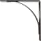 Ekena Millwork Morris Steel Bracket, Hammered Dark Bronze 3"W x 14"D x 14"H BKTM03X14X14MOHDB - alternate 5